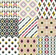 seamless abstract geometric pattern wallpaper N6