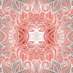Seamless Abstract Tribal Pattern (Vector) N37