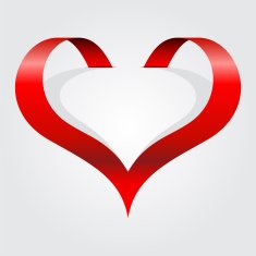 Abstract heart symbol Vector illustration