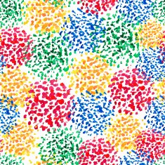 Watercolor polka dots N7