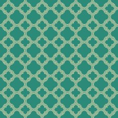 quatrefoil pattern of outlines