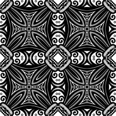 Seamless Vintage Lace Pattern (Vector) N93