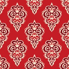 Damask seamless vector pattern florish N2