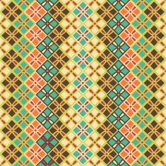 seamless pattern of squares in vintage style N2