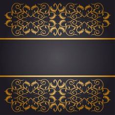 Baroque background flowers