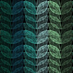 Seamless pattern of abstract leaves N2