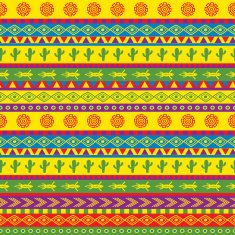 funky mexican pattern
