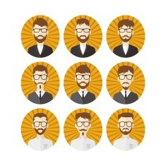 gentleman cartoon avatar N55