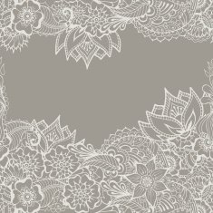 Mehndy flowers pattern N37