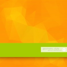 Yellow mosaic triangle background