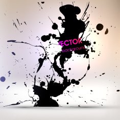 Abstract Ink Blot for Grunge Backgound N157