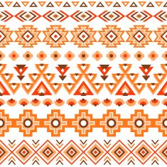 Ethnic striped seamless pattern N9