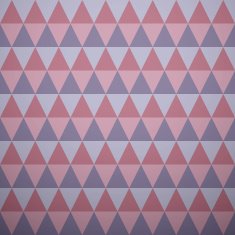 Lilac vector seamless pattern (with square swatch) Endless text