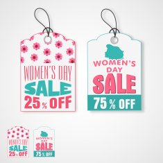 Tag or label for International Women's Day celebration N3
