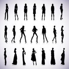 Set of high fashion women N2