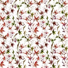 Watercolor grape pattern N4