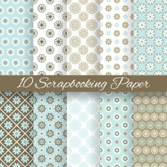 Pattern papers for scrapbook (tiling)