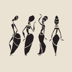 African silhouette set N21