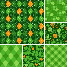 Set of St Patrick's Day Seamless Patterns N2