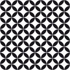 Pattern circle flower background 01
