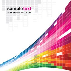 Abstract mosaic background - Illustration N2