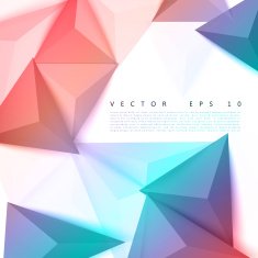Vector background abstract polygon triangle N99