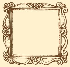 Vector antique frame N2