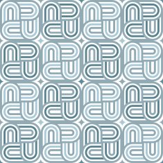Blue Geolock Pattern (Seamless)