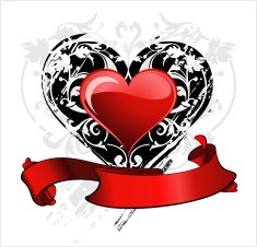 Love card The valentine's day