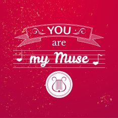 Valentine's Day typography vector illustration N25