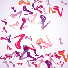 abstract background shoe N18
