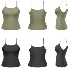 Spaghetti strap tank top