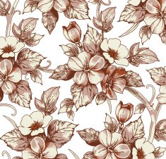 Flowers Vector Beautiful background with a flower ornament N10