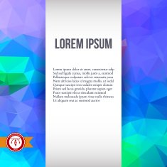 Abstract Colorful Triangles Background Vector N182