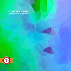 Abstract Colorful Triangles Background Vector N186