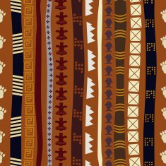 Seamless texture with Indian elements
