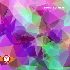 Abstract Colorful Triangles Background Vector N188