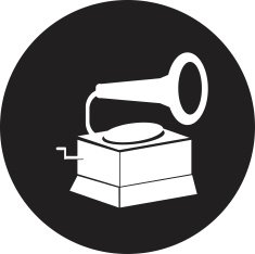 vector old gramophone N4