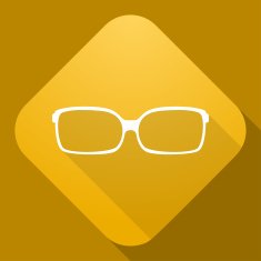 Icon of Sunglasses with a long shadow N3