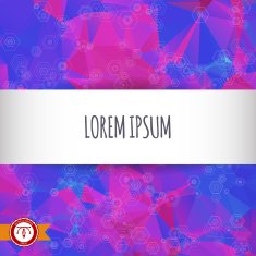 Abstract Colorful Triangles Background Vector N194