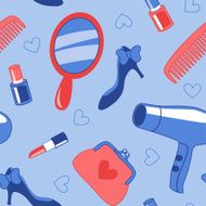 Pattern with female things