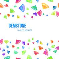 Gemstone Seamless Pattern for Presentation Vector N2