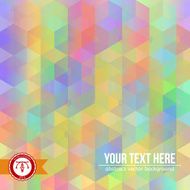 Abstract Colorful Hexagon Background Vector N2