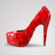 Abstract high heel