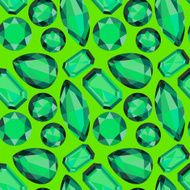 green emerald seamless pattern N2