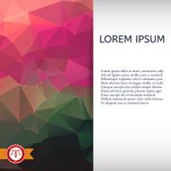Abstract Colorful Triangles Background Vector N200