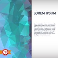 Abstract Colorful Triangles Background Vector N201