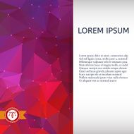 Abstract Colorful Triangles Background Vector N205