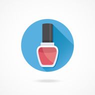 Vector Nail Polish Icon N2