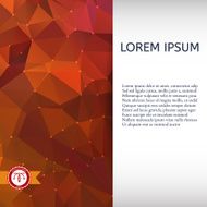 Abstract Colorful Triangles Background Vector N206